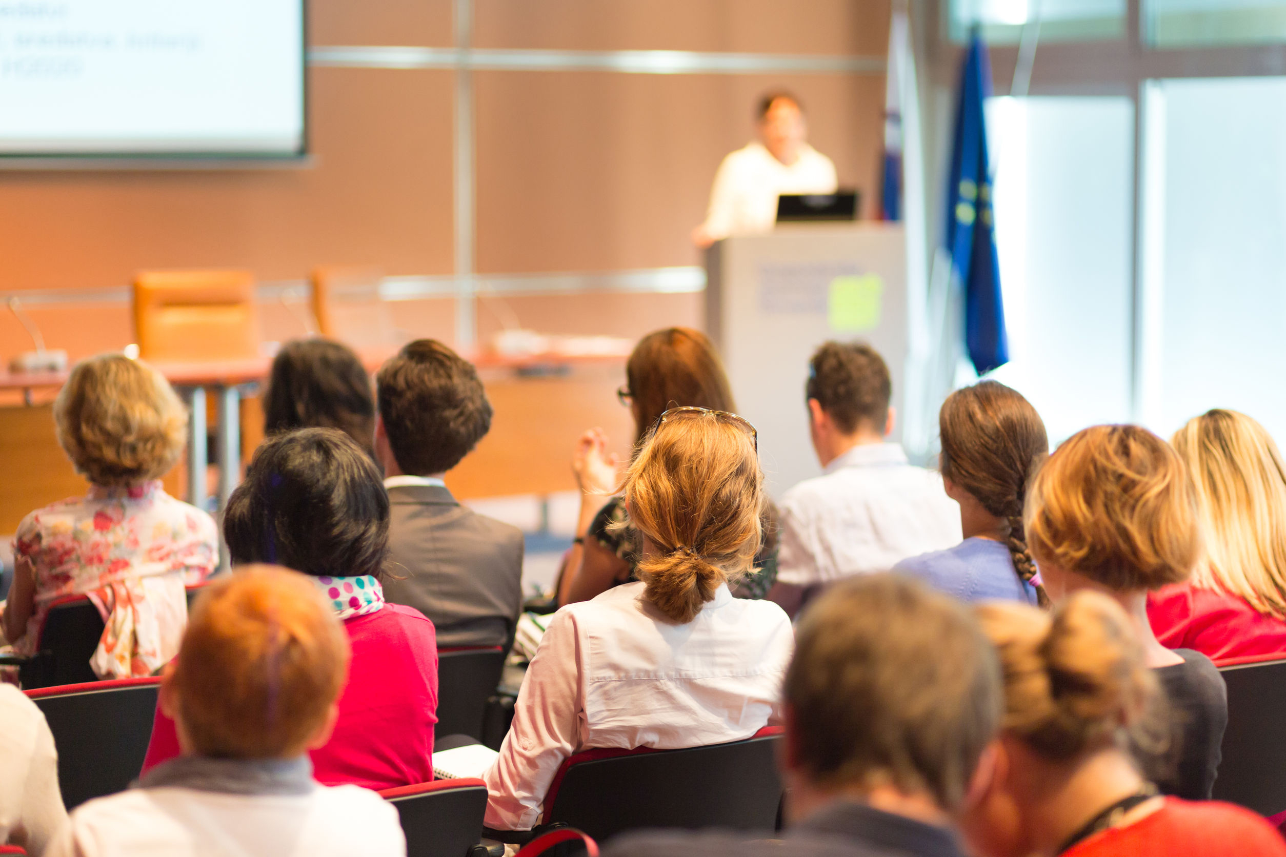 people at a seminar